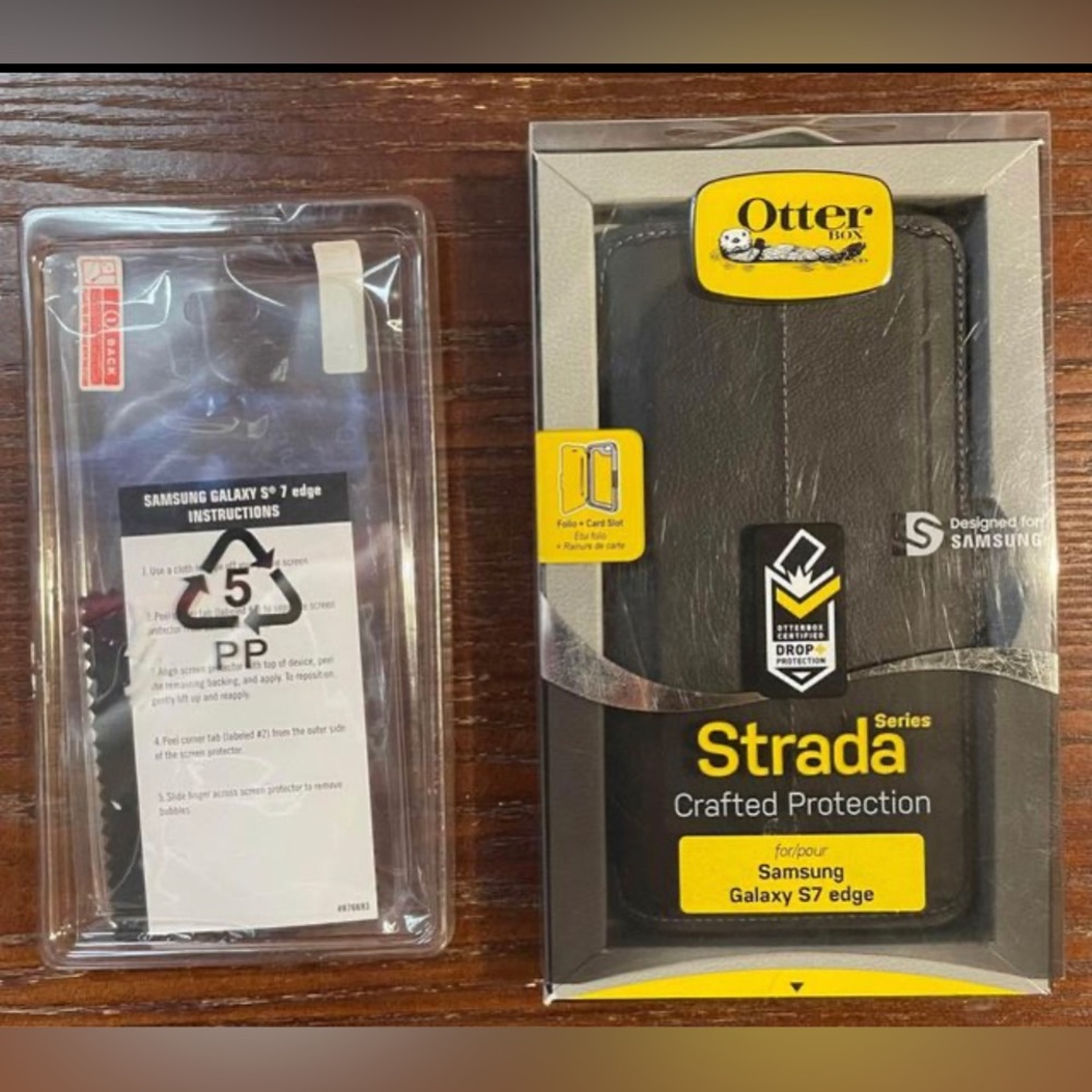 Brand New! Samsung S7 Wallet Case & Screen Protector